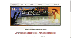 Desktop Screenshot of myfathershousespokane.org