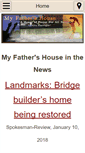 Mobile Screenshot of myfathershousespokane.org